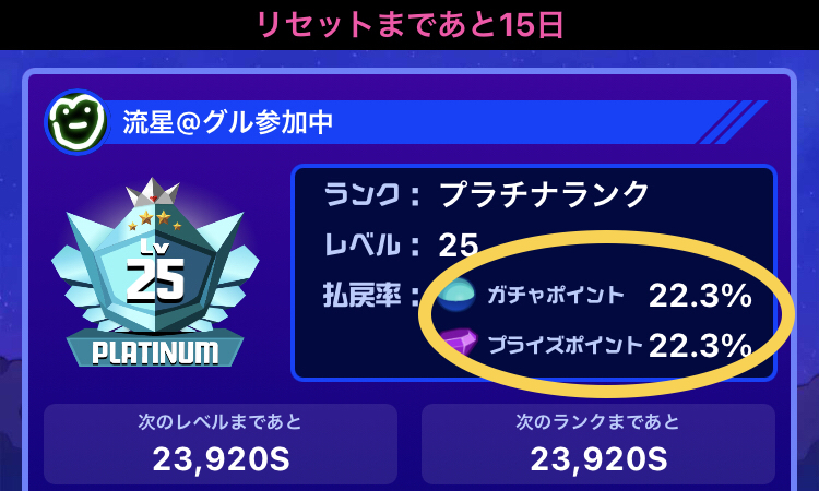 Tipstar ユーザーランクの上げ方 無課金でも可能 ポイントサイトおすすめランキング